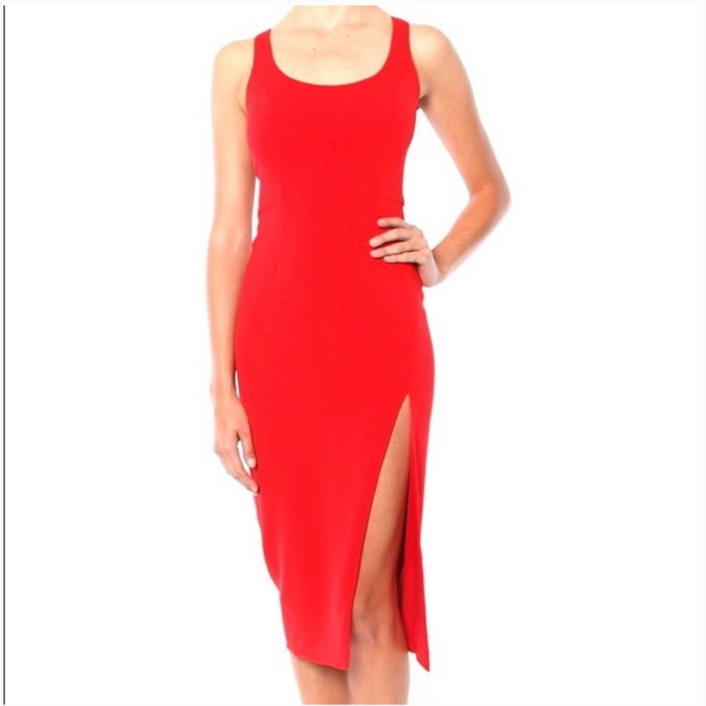 Jay Godfrey Witherspoon dress red